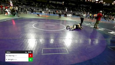 90 lbs Round Of 32 - Michael Waring, Eht vs Kellen Wright, New Milford