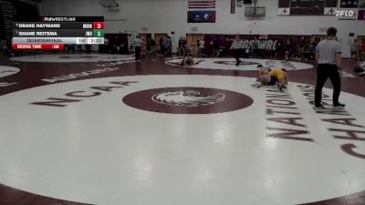 174 lbs Quarterfinal - Shane Reitsma, Johnson & Wales vs Drake Hayward, Minnesota State Mankato