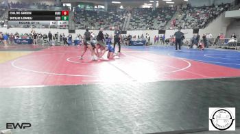 108 lbs Round Of 16 - Chloe Green, Hurricane Wrestling Academy vs Sicilie Lomeli, Bethel