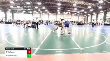 182 lbs Round Of 32 - Zaire Wallace, CT vs Kai Valenzuela, NA