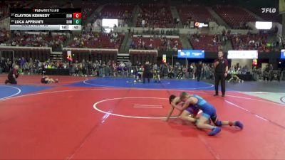 85 lbs Cons. Round 4 - Luca Affrunti, Summit Wrestling Club vs Clayton Kennedy, Eastside United