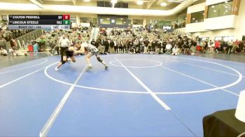 144 lbs Quarterfinal - Lincoln Steele, Vale vs Colton Peshell, Riverton