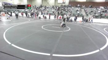 57 lbs Round Of 16 - Braxton Perkins, Elko WC vs Lincoln Phillips, Ravage WC