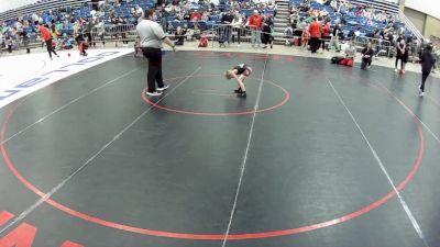 8U Boys - 45 lbs Quarters - Theseus Yang-Elson, Summit Wrestling Academy vs Wyatt Getgood, SWAT - Savage Wrestling Athletic Team