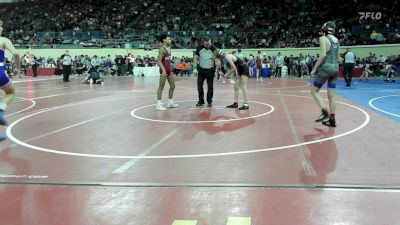 118 lbs Round Of 64 - Kayzden Boswell, Pryor Tigers Wrestling vs Logan Woodcock, Deer Creek Middle School