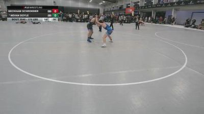 175 lbs Cons. Quarters - Nevan Doyle, Askren Wrestling Academy vs Beckham Schroeder, Heartland Wrestling Academy