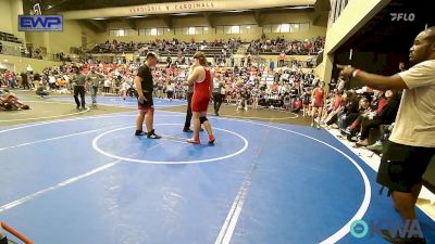 285 lbs Rr Rnd 3 - Ty Postelwait, Verdigris Youth Wrestling vs Nathan Corn, Wagoner Takedown Club