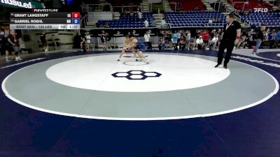 126 lbs Cons. Sub-rd Of 16 - Grant Langstaff, CA vs Gabriel Roehl, MN