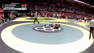 D2-120 lbs Quarterfinal - Marius Garcia, Bexley vs Lyric Dickerson, Miami Trace
