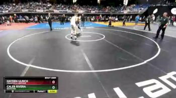 5A - 170 lbs 3rd Place Match - Hayden Ulrich, Colleyville Heritage vs Caleb Rivera, Bushland