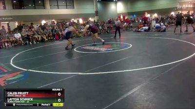 285 lbs Round 1 (16 Team) - Caleb Pruitt, Social Circle vs Layton Schmick, Bubbletown Mat