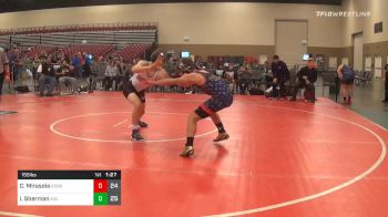 5th Place - Cole Mirasola, Badgerway Red (WI) vs Izaiah Sherman, Elite Athletic Club (IN)