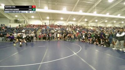 165 lbs Cons. Rd Of 32 - Kaston Cha, Copper Hills vs Braxton Gomez, Cyprus