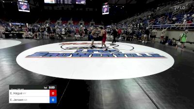 165 lbs Cons 32 #1 - Ethan Hague, WY vs Easton Jensen, WA