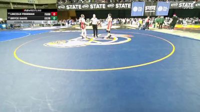 Boys 1A 120 lbs Cons. Round 2 - Bryce Davis, Colville vs Lincoln Freeman, Fort Vancouver