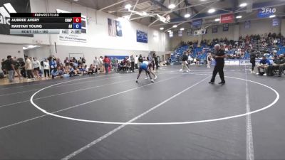 160 lbs Cons. Round 2 - Rakiyah Young, Allen vs Aubree Avery, Campbellsville University