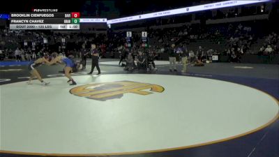 125 lbs Round Of 32 - Brooklin Cienfuegos, Davis (SJ) vs Francyn Chavez, Granada Hills (LA)
