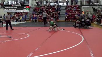 106 lbs Quarterfinal - Coltin Hartman, Fulton (H.S.) vs Caleb Schaetzle, Dubuque Hempstead (JV)