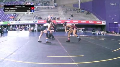 131 lbs Round 1 (16 Team) - Kaylee Smith, Manchester vs Jania Dunigan, Schreiner University