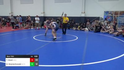 133 lbs Semifinal - Tristen Dood, Ares W.C. (MI) vs Braylen Wojciechowski, Metro All-Stars