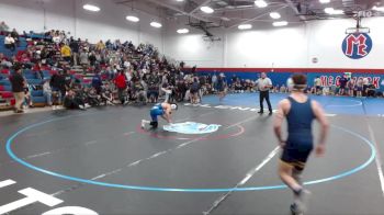 133 lbs Finals (2 Team) - Reid Prenger, Mount St. Joseph vs Connor Kidd, Luther