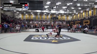 132 lbs Champ. Round 1 - Kaleb Gray, Moen Wrestling Academy vs Camden Johnson, Iowa