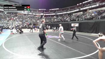 138-3A Quarterfinal - Diego Manriquez, Valley vs Ricky Martinez, Jefferson