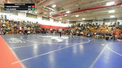 138 lbs Semifinal - Tegan Hershey, Plymouth vs Ava Burbee, Souhegan