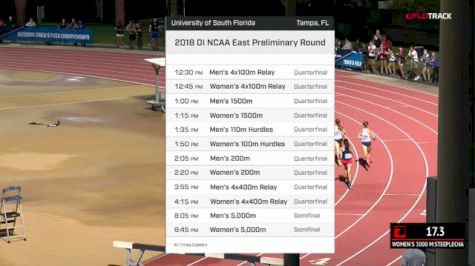 Women's 3k Steeplechase, Quarterfinal 1