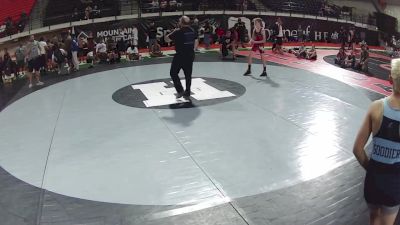 110 lbs Champ. Round 3 - Keiston Goodier, Idaho vs Cole Thomas