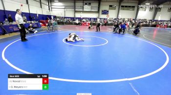 100 lbs Quarterfinal - Isaac Novod, Doughboy vs Dylan Meyers, Refinery