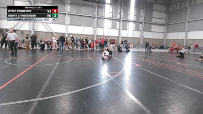 43.4-44 lbs Champ. Round 3 - Henry Christensen, Royal Wrestling Club vs Kyrie Behrends, Team Real Life Wrestling