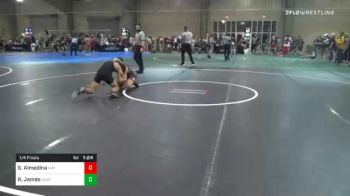 130 lbs Quarterfinal - Samuel Almedina, Mat Assassins vs Riley James, Unattached