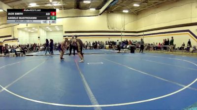174 lbs Cons. Round 3 - Jack Smith, Albion College vs Angelo Mastroianni, Adrian NCAA