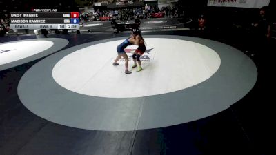 120 lbs Daisy Infante, BAWA-Bay Area Wrestling Association vs Madison Ramirez, IEWA - Inland Empire Wrestling Association