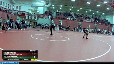 100 lbs Champ. Round 3 - Blake Weimer, Noblesville Wrestling Club vs Cade Mauck, North Posey Wrestling Club