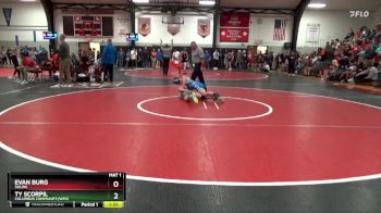 126 lbs Round 3 - Ty Scorpil, Columbus Community/WMU vs Evan Burg, Solon