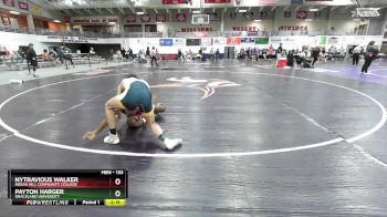 133 lbs Cons. Round 4 - Payton Harger, Graceland University vs Nytravious Walker, Indian Hill Community College