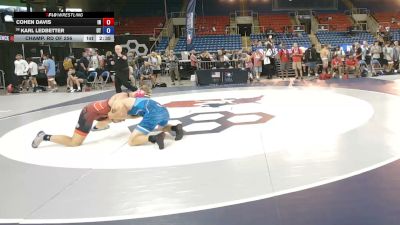165 lbs Champ. Rd Of 256 - Cohen Davis, Indiana vs Karl Ledbetter, Utah