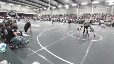 54 lbs Quarterfinal - Alaina Saavedra, Top Rank vs Avah Alire, Monte Vista Takedown Club