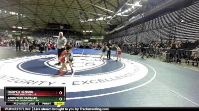 63 lbs Quarterfinal - Addilynn Barajas, Scrap Yard Garage Wrestling vs Harper Renard, Sua Sponte Wrestling Club