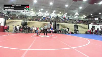 190 lbs Cons. Round 3 - Jaydin Wiles, Greenfield Wrestling Club vs Kenneth Saco, Boone Grove