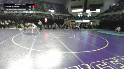 132 lbs Consolation - Aidan Surratt, Boiling Springs vs Zachary Gomer-Chrobocinski, Fort Dorchester