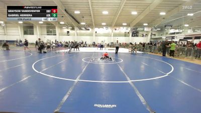 73 lbs 5th Place - Grayson Vandeventer, Smitty's Wrestling Barn vs Gabriel Herrera, Ashland