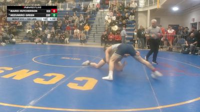 189 lbs Quarterfinal - Mario Hutcherson, Kiski Area vs Nezumiiro Green, Central Catholic