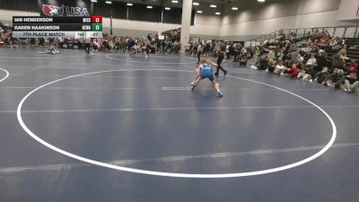 113 lbs 7th Place Match - Ian Henderson, Missouri vs Kaden Haakinson, Berge Elite Wrestling Academy
