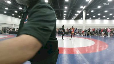 120 lbs Cons. Sub-rd Of 16 - Deontae Hall, YIC vs Oliver Oei, Level Up Wrestling Center