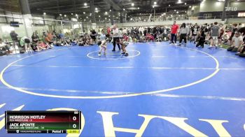 80 lbs Finals (2 Team) - Jack Aponte, RALEIGH ARE WRESTLING vs Morrison Motley, FCA WRESTLING