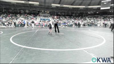43 lbs Round Of 32 - Dallas Cabe, Grover Rains Wrestling Club vs Yori Jackson, Shelton Wrestling Academy