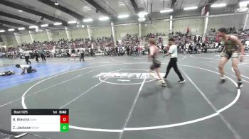 165 lbs Consi Of 8 #1 - Brandon Blevins, Ignacio Wrestling Club vs Zayveon Jackson, Westside WC